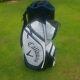 Callaway Org 14 Cart Golf Bag White/navy/blue Pre-owned 2018 Good Condition