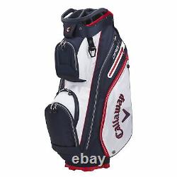 Callaway Org 14 Cart Golf Bag White/Navy/Red New 2021