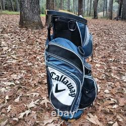 Callaway Org 14-Way Divider Golf Club Cart Bag Carry Shoulder Strap 11 Pockets