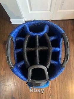 Callaway Reva Cart Bag Black Blue 14-Way Divide Single Strap Golf Bag New No Tag