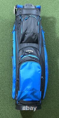 Callaway Reva Golf Cart Bag 14-Way Divide Single Strap Black Blue