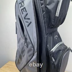 Callaway Reva Lite Cart Bag Gray Black 14-Way Divide Strap Women's Golf Bag