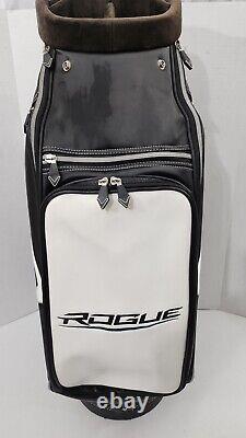 Callaway Rogue 6-Way Staff Bag Golf Cart Bag White Black (Please Read)