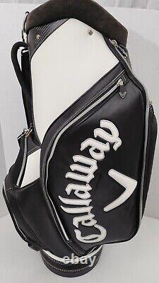 Callaway Rogue 6-Way Staff Bag Golf Cart Bag White Black (Please Read)