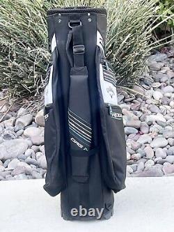 Callaway Rogue Org 14 Men's Golf Bag Cart Bag 14 Way Divider Black White