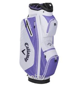 Callaway Women's 2021 X-Series Cart Bag, White/Lilac