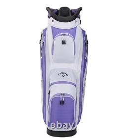 Callaway Women's 2021 X-Series Cart Bag, White/Lilac