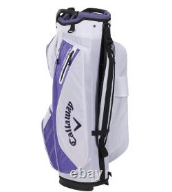 Callaway Women's 2021 X-Series Cart Bag, White/Lilac