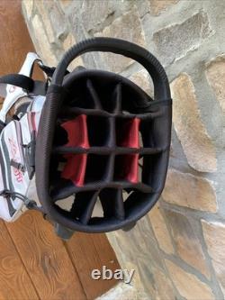 Callaway X-Hot 14 Way Cart Carry Golf Stand Bag White with Straps