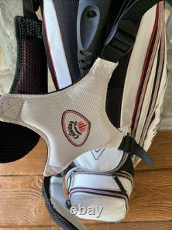 Callaway X-Hot 14 Way Cart Carry Golf Stand Bag White with Straps