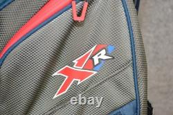 Callaway XR Golf Bag 7-Way Divider Blue Stand Cart Mens Large Carry With Rain Hood