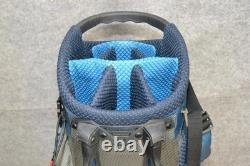 Callaway XR Golf Bag 7-Way Divider Blue Stand Cart Mens Large Carry With Rain Hood