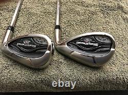 Callaway XR Iron Set 5W-PW, AW, SW with cart bag
