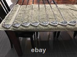 Callaway XR Iron Set 5W-PW, AW, SW with cart bag