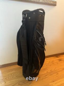 Cleveland 14 Way Dividers Cart Golf Bag Black White Logo