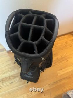 Cleveland 14 Way Dividers Cart Golf Bag Black White Logo