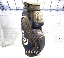 Cleveland Cart Golf Bag Black Blue Gray 14-Way Divide 8 pocket