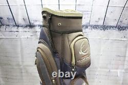 Cleveland Cart Golf Bag Black Blue Gray 14-Way Divide 8 pocket