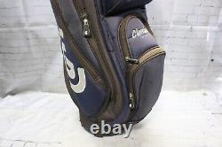 Cleveland Cart Golf Bag Black Blue Gray 14-Way Divide 8 pocket