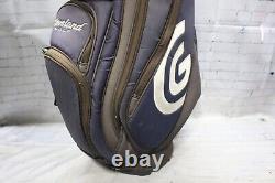 Cleveland Cart Golf Bag Black Blue Gray 14-Way Divide 8 pocket