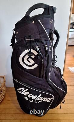 Cleveland Golf CG Cart Bag 14-Way, Molded 3-way Grab Handle, Umbrella Holder