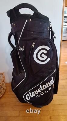 Cleveland Golf CG Cart Bag 14-Way, Molded 3-way Grab Handle, Umbrella Holder