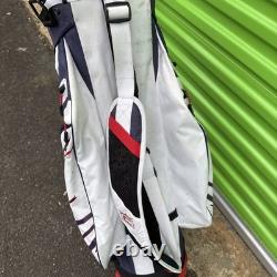 Cobra 14 Way Golf Cart Bag With Padded Shoulder Strap Dark Blue White & Red Trim