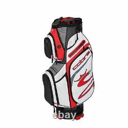 Cobra 90940303 Golf 2020 Ultralight Cart Bag Black-High Risk Red-Wht