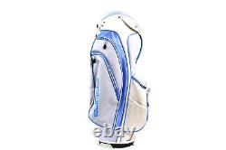 Cobra Blue/Silver Cart Bag 14-Dividers 6-Pockets Shoulfer Strap