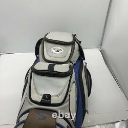 Cobra Cart Bag 14 Way Divider Golf Bag With Padded Strap White Multi-Pocket