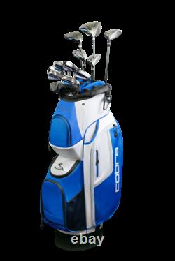 Cobra Fly-XL Complete Men's Golf Package Set with Cart Bag 2021 Model