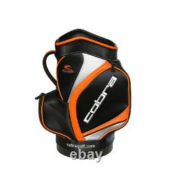 Cobra Golf 2019 Den Caddy Miniature Staff Bag with 2 Zippered Pockets in Black