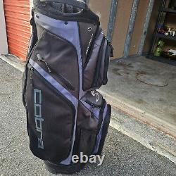 Cobra Golf Ultralight Cart Bag 14 Way Black And Gray