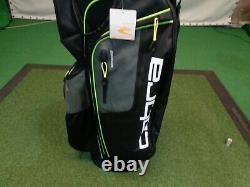 Cobra Lightweight Cart Bag Black / Grey / Yellow 14-Way and 9 Pockets