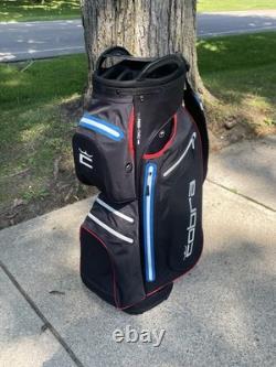 Cobra Ultra Dry Pro Cart Bag / 14-Way Divider / Puma Black, Electric Blue