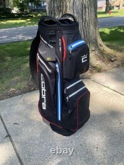 Cobra Ultra Dry Pro Cart Bag / 14-Way Divider / Puma Black, Electric Blue