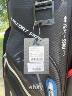 Cobra Ultra Dry Pro Cart Bag / 14-Way Divider / Puma Black, Electric Blue
