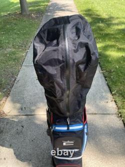 Cobra Ultra Dry Pro Cart Bag / 14-Way Divider / Puma Black, Electric Blue