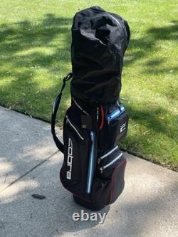 Cobra Ultra Dry Pro Cart Bag / 14-Way Divider / Puma Black, Electric Blue