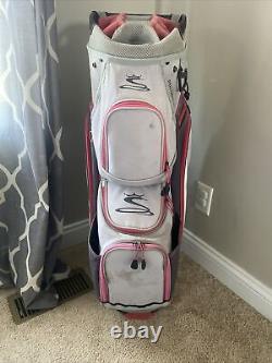 Cobra Ultralight 14 Way Golf Cart Bag Pink & Gray