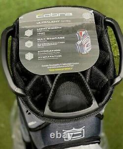 Cobra Ultralight Cart Golf Bag 909403 Black 14-Way Divider NEW #83034