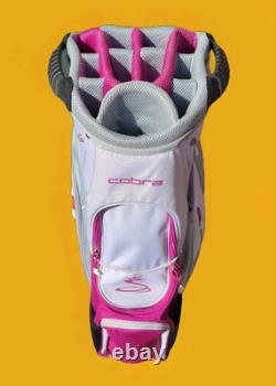 Cobra Ultralight Cart Women's Golf Bag 14-Way Divider Standing WithStrap EUC