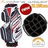 Cobra Ultralight Golf Cart Bag (5.3lbs) 14-way Top Navy/red/white New! 2020