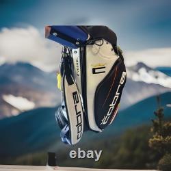 Cobra Vessel Leather Golf Cart Bag staff 2024 White Black Orange