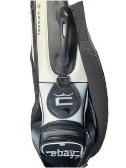 Cobra Vessel Leather Golf Cart Bag staff 2024 White Black Orange