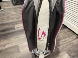 Cobra White Pink 6-Way Women's Golf Cart Bag with Rain Cover