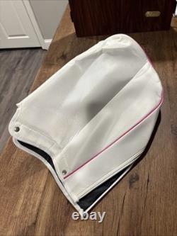 Cobra White Pink 6-Way Women's Golf Cart Bag with Rain Cover