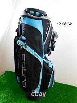 Cobra Women's Cart Golf Bag Lt. Blue/Black/Silver New