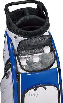 DUNLOP Golf Men's Cart Caddy Bag XXIO 9.5 x 47 Inch 3.8kg White GGC-X139