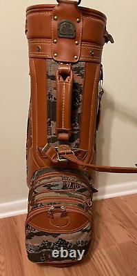 Daiwa Coach Collection Cart Golf Bag TAPESTRY GOLFERS Headcovers Vintage 6 Way